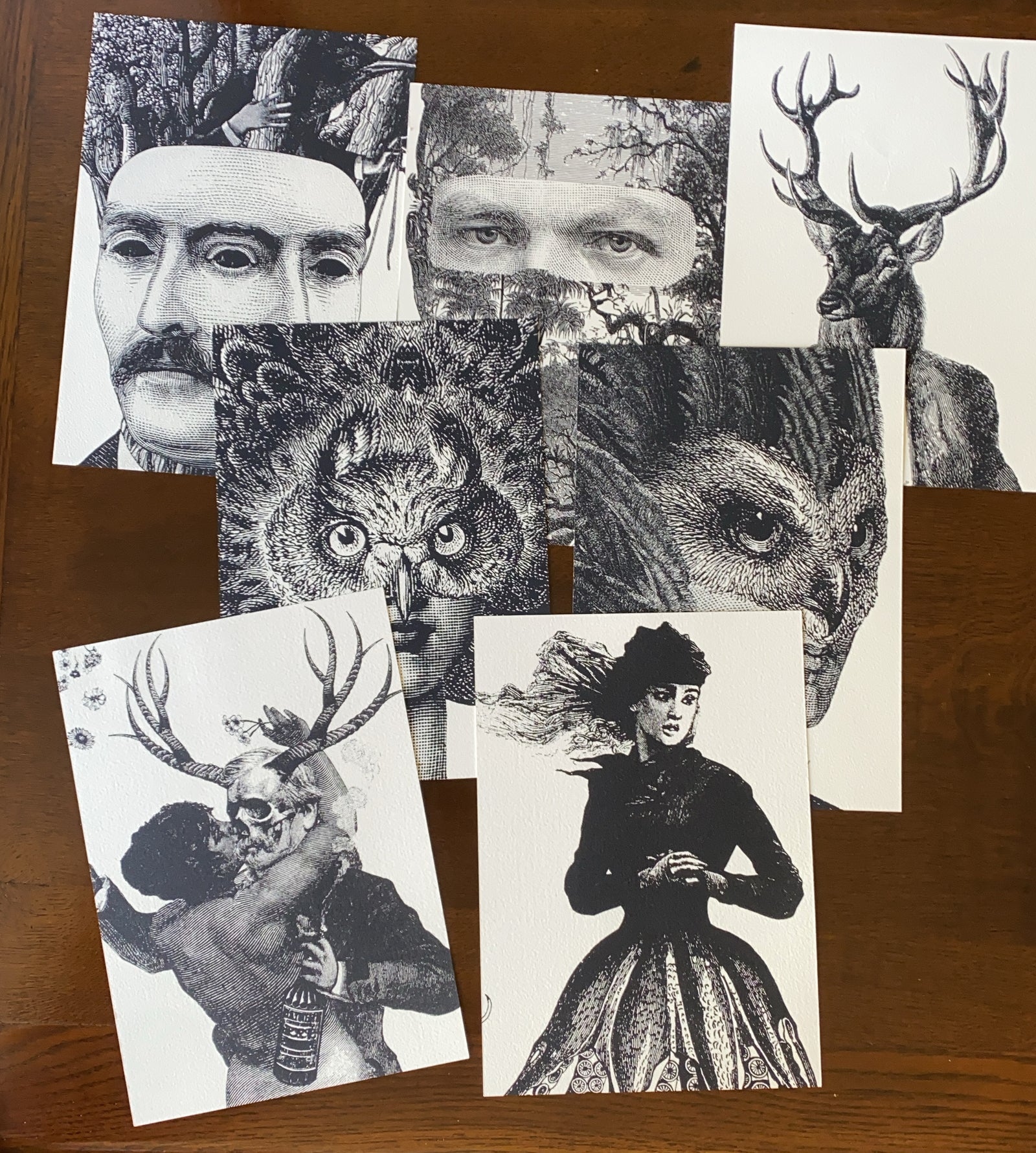 Gold-leafed screen print giveaways