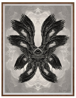 Seraphim II - ready framed screen print