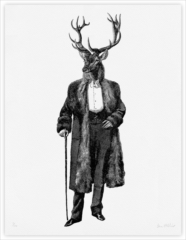Father Stag - giclee print
