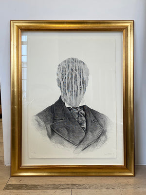 'Ghost' - screen print - framed