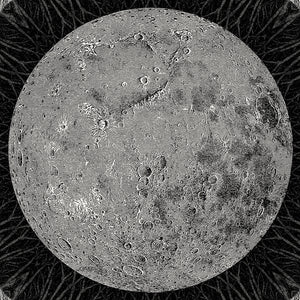 'Moon Language' ~ in black ash frame