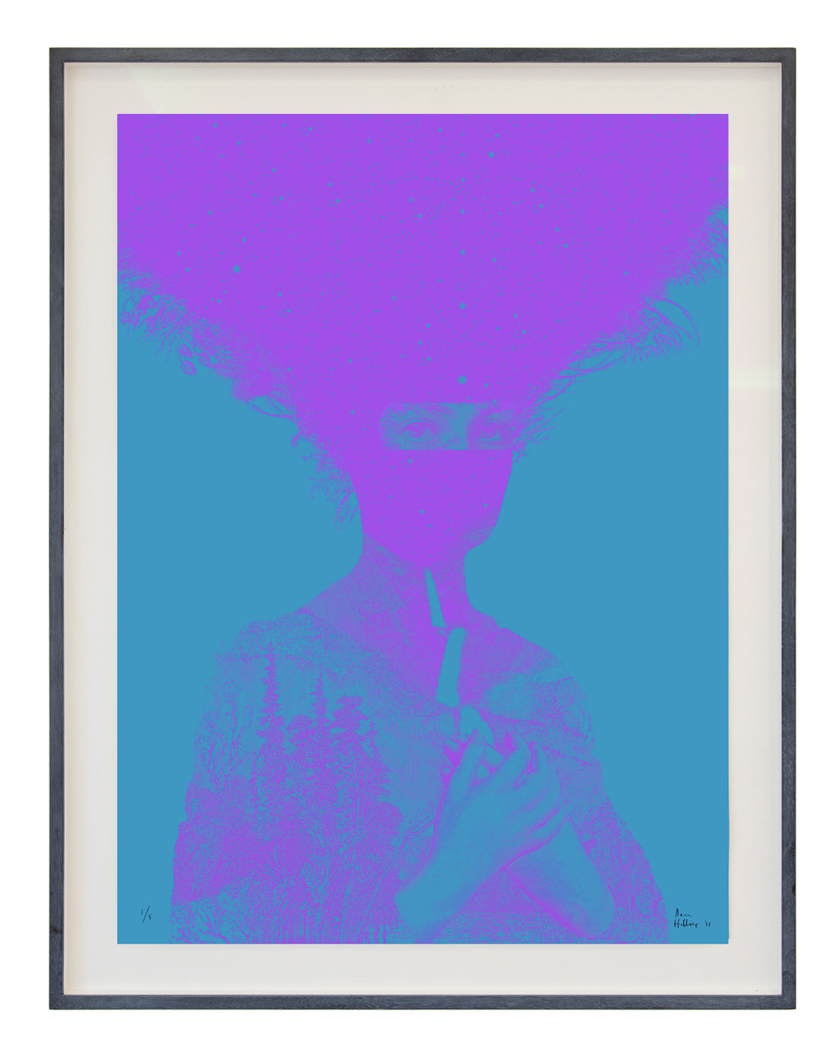 Pachamama ~ Purple colourway, framed