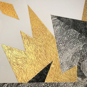 Signal ~ with 24ct gold leaf and pencil