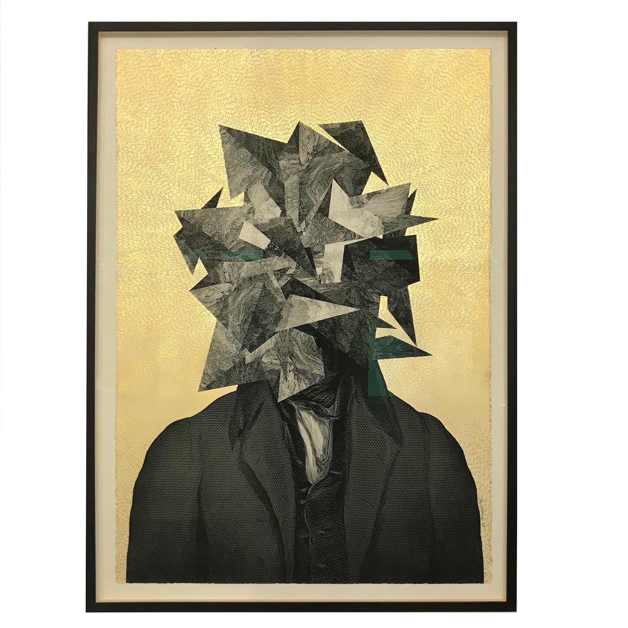 Signal ~ with 24ct gold leaf