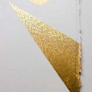 Signal ~ with 24ct gold-leaf and drawing